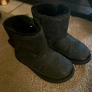 UGG boots sparkly black kids
